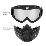 🏍️ Ultimate Biker Face Mask with Built-in Goggles 😎 | Stay Safe from Dust, Wind & Smog 💨