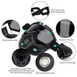 🏍️ Ultimate Biker Face Mask with Built-in Goggles 😎 | Stay Safe from Dust, Wind & Smog 💨